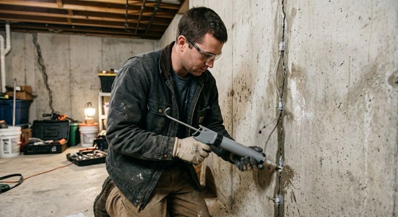 Basement Crack Repair in Alexandria, VA