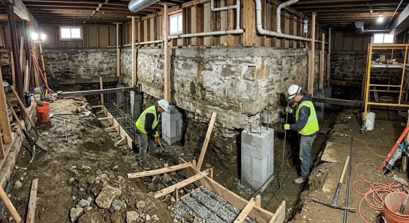 Basement Underpinning in Alexandria, VA