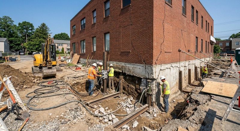 Building Foundation Repair in Arlington, VA