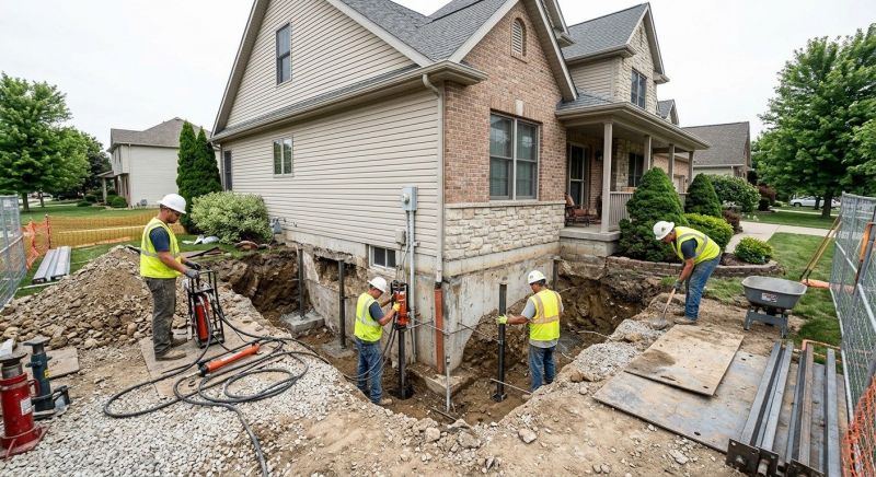 Building Foundation Repair in Triangle, VA