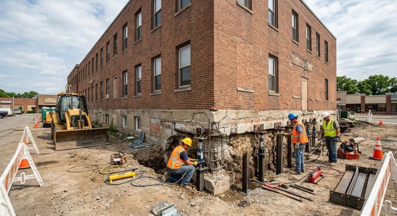 Commercial Foundation Repair in Alexandria, VA