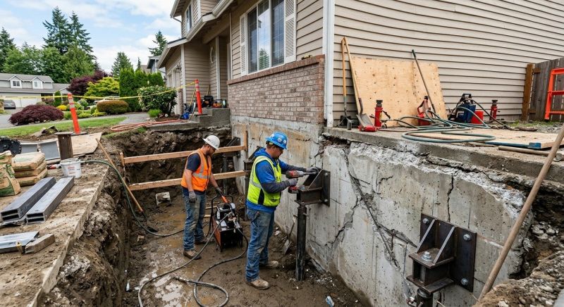 Concrete Foundation Repair in Ashburn, VA