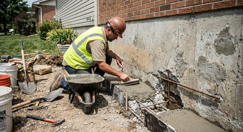 Concrete Foundation Repair in Burke, VA