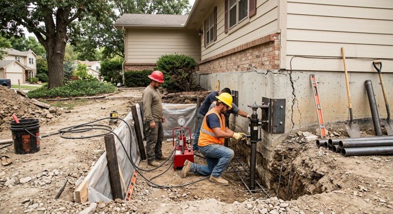 Cracked Foundation Repair in Clinton, MD