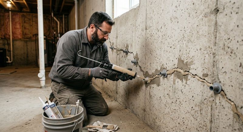 Cracked Foundation Repair in Lorton, VA
