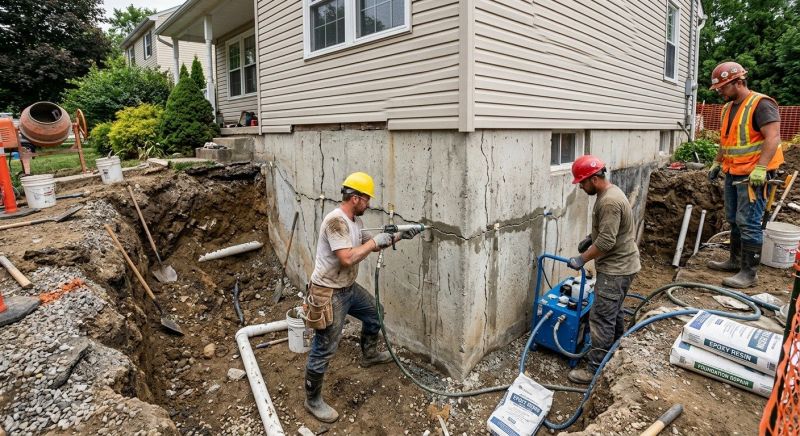 Cracked Foundation Repair in Sterling, VA