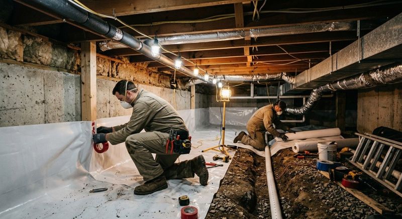 Crawl Space Leveling in Alexandria, VA