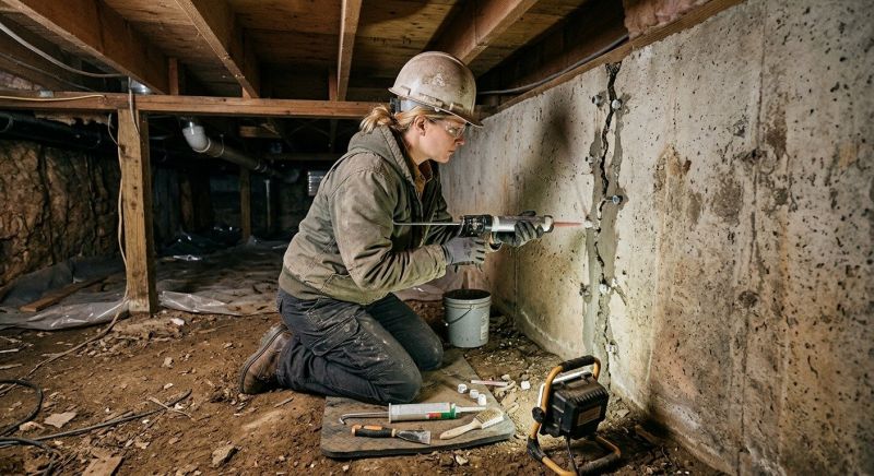 Crawlspace Foundation Repair in Arlington, VA