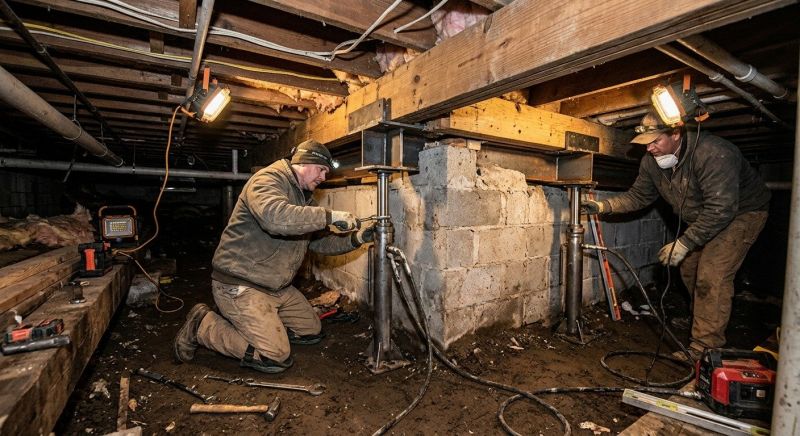 Crawlspace Foundation Repair in Derwood, MD