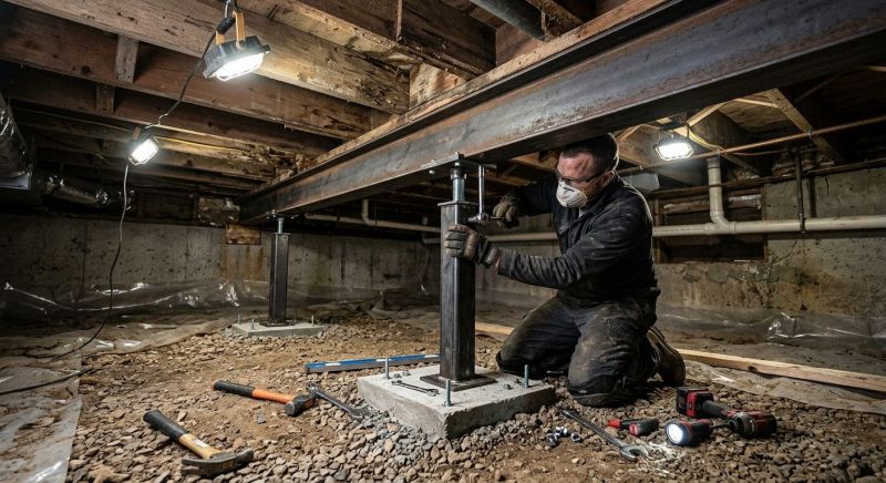 Crawlspace Structural Repair in Alexandria, VA