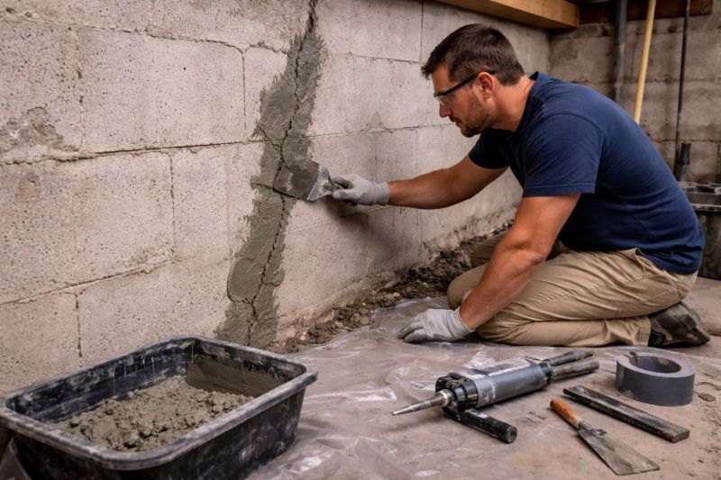 Foundation Crack Repair in Ashburn, VA