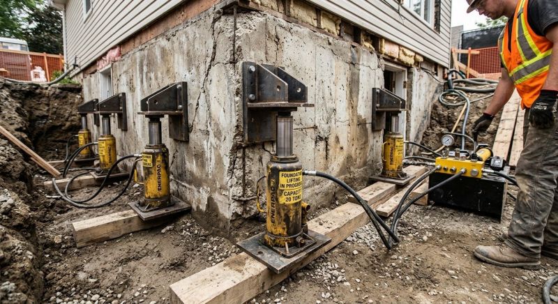 Foundation Jacking in Arlington, VA