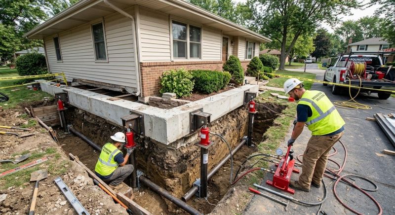 Foundation Jacking in Ashburn, VA