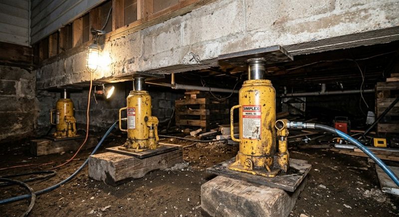Foundation Jacking in Lorton, VA