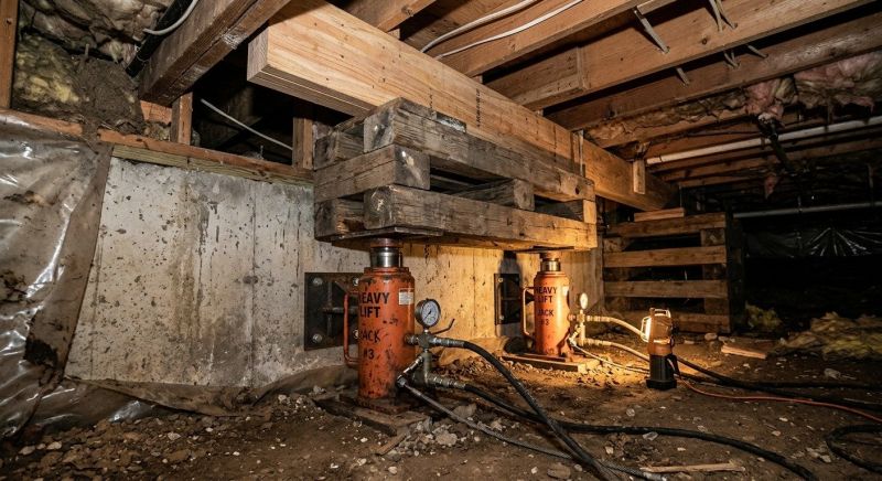 Foundation Jacking in Loudoun County, VA