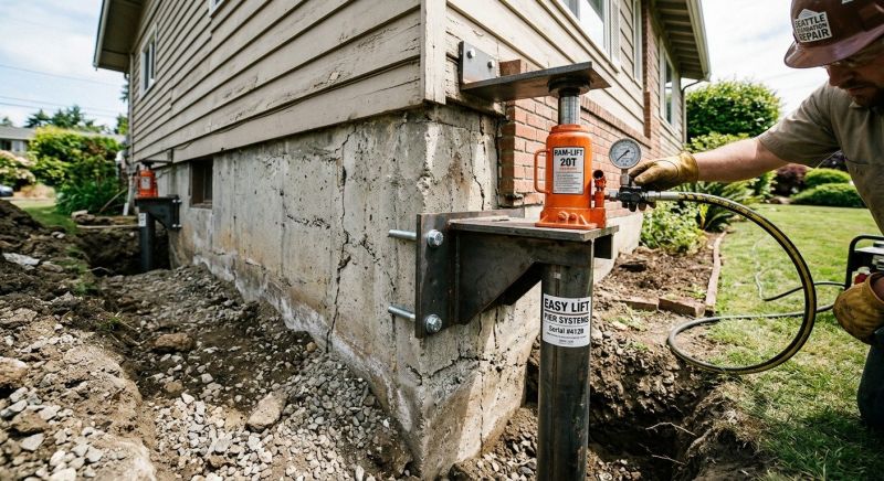 Foundation Lifting in Sandy Spring, MD
