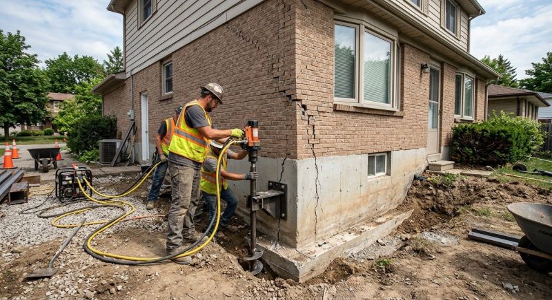 Foundation Lifting in Silver Spring, MD