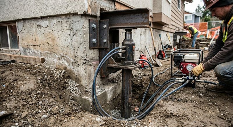 Foundation Lifting in Springfield, VA