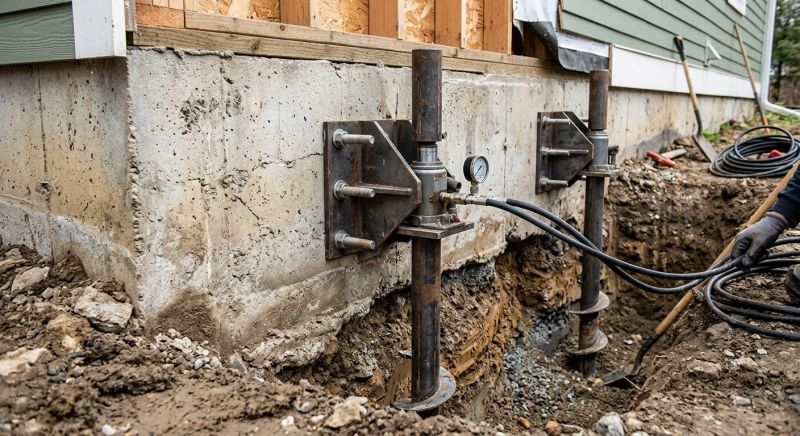 Foundation Pier Leveling in Alexandria, VA