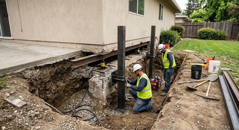 Foundation Pier Repair in Alexandria, VA