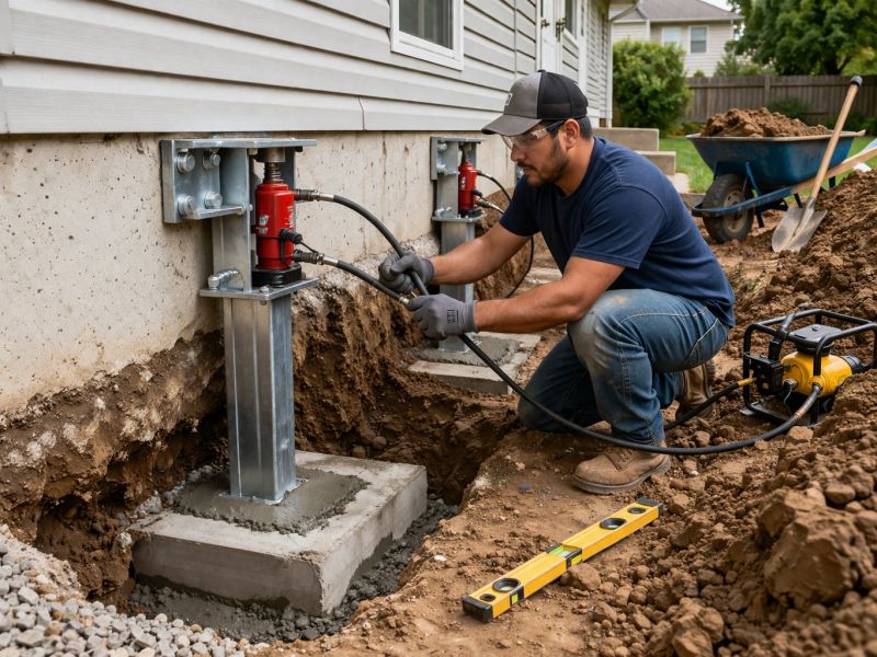Foundation Pier Repair in Alexandria, VA