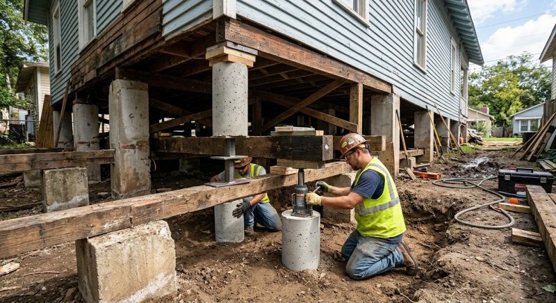 Foundation Pier Repair in Alexandria, VA