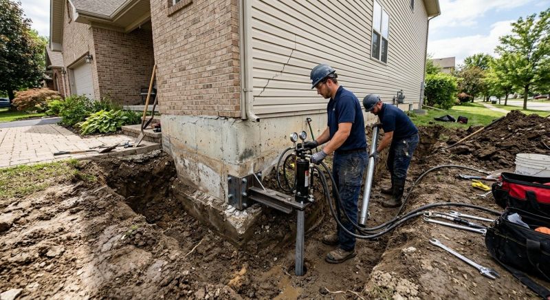 Foundation Settlement Repair in Alexandria, VA