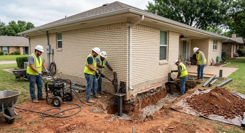 Foundation Stabilizing in Ashburn, VA