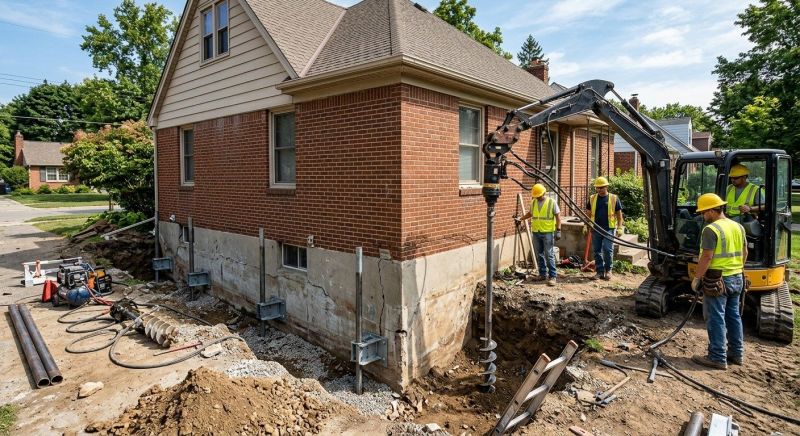 Foundation Stabilizing in Dumfries, VA