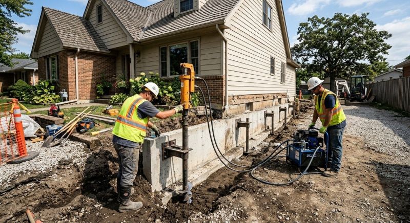 Foundation Stabilizing in Lorton, VA