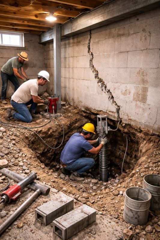 Foundation Structural Repair in Cabin John, MD