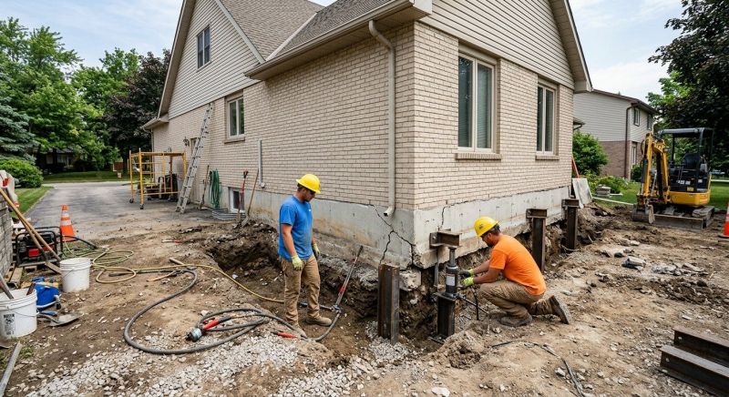 Helical Piers Installation in Alexandria, VA