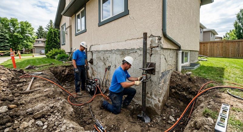 Helical Piers Installation in Alexandria, VA