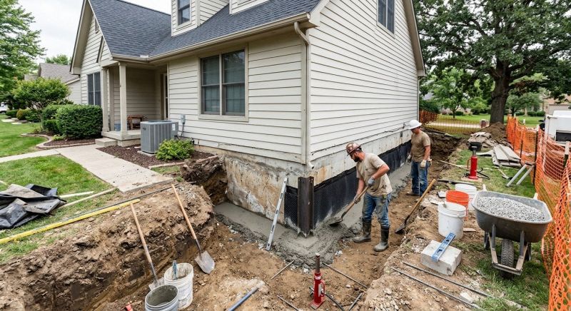House Foundation Repair in Clinton, MD