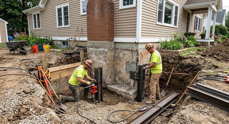 House Foundation Repair in Clinton, MD