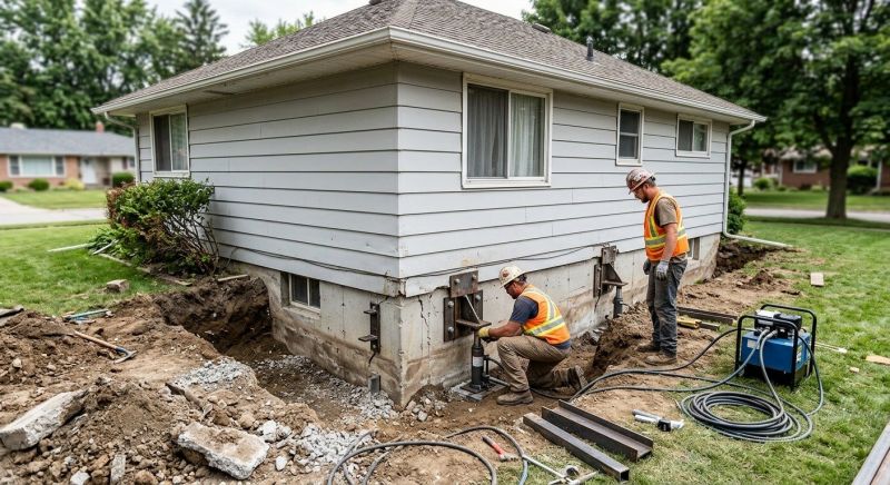 House Foundation Repair in Clinton, MD