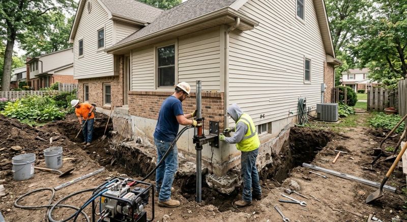 House Foundation Repair in Alexandria, VA