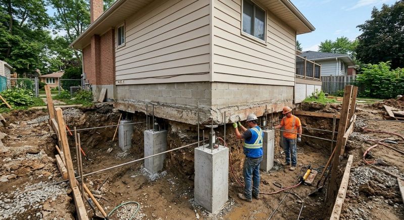 House Underpinning in Alexandria, VA