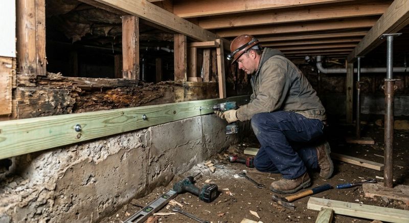 Sinking Foundation Repair in Charles County, MD