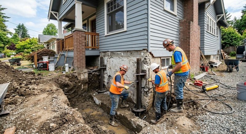 Sinking Foundation Repair in Kensington, MD